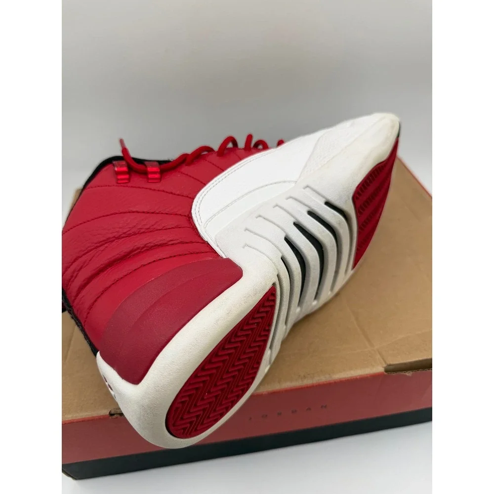 Air Jordan 12 Retro Gym Red White Black 130690-600 Mens Size 9 Basketball Shoes